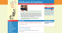 Desktop Screenshot of dallapartedeibambini.org